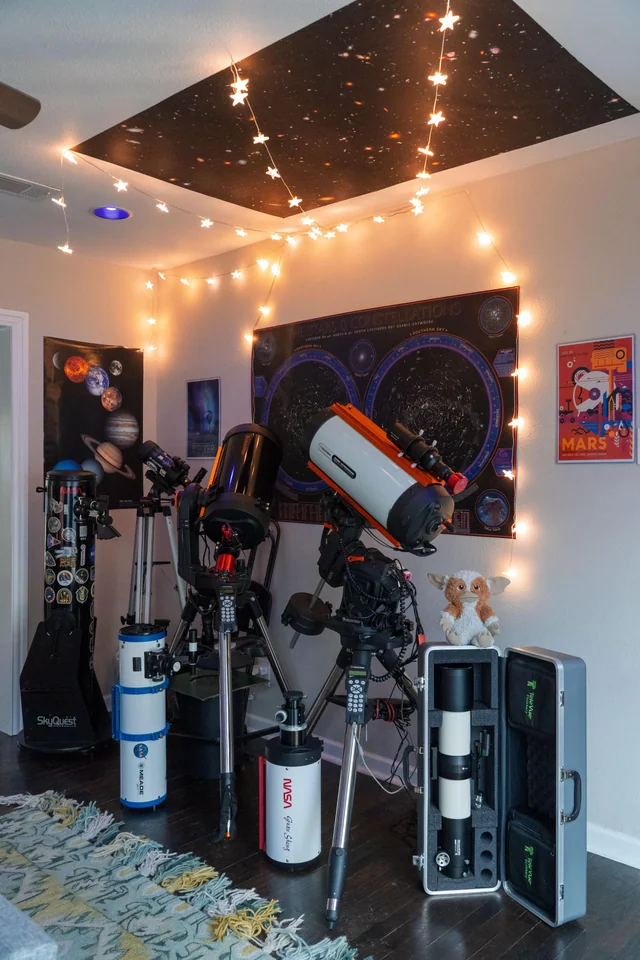 several telescope 